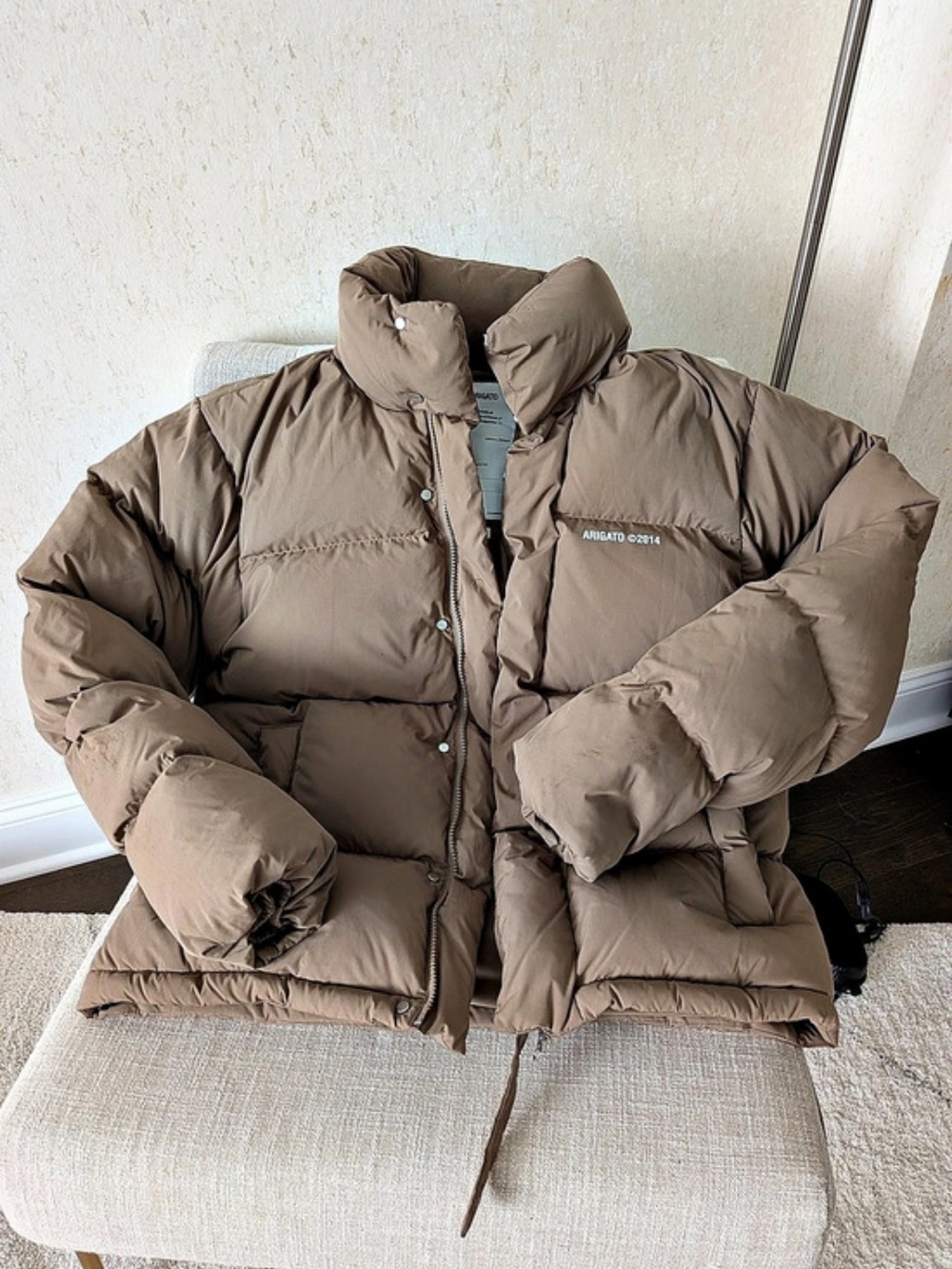 AXEL ARIGATO Rhode Down Jacket Puffer Brown XS